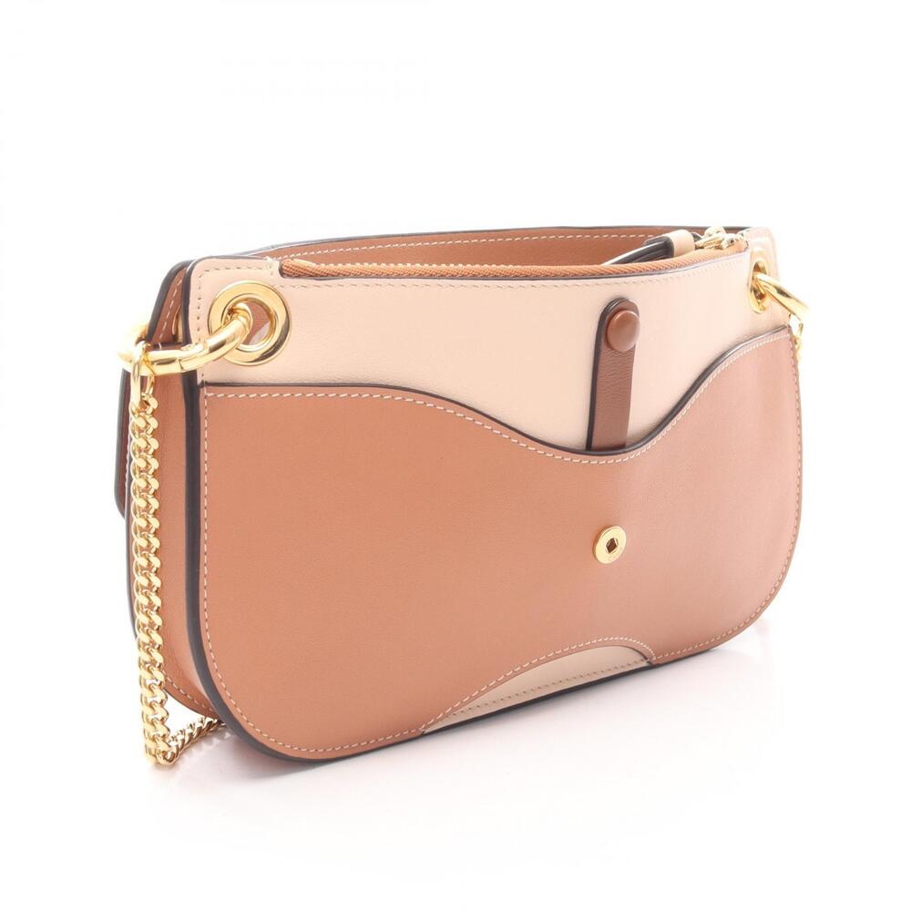 Chloe Leather Beige Shoulder Tess Brown Bag Tan Brown